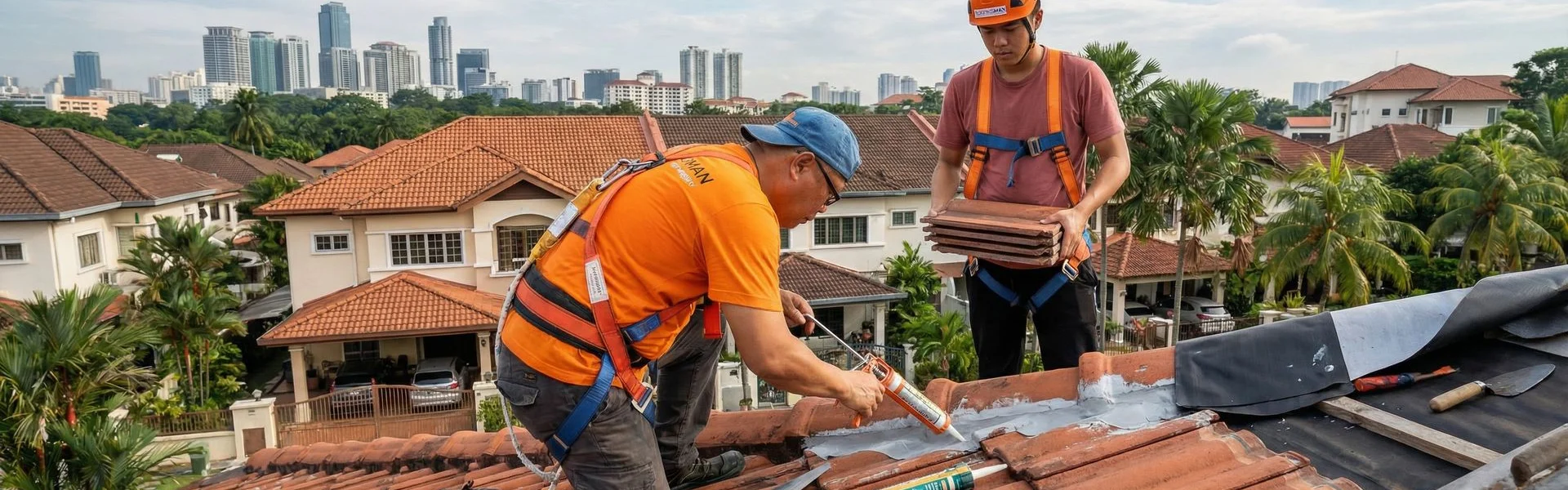 Roof Leak Repair in Puchong - Same-Day Response, Written Warranty