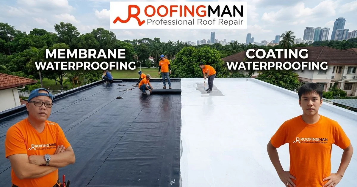 Membrane vs Coating Waterproofing: Which Is Best for Puchong Roofs?