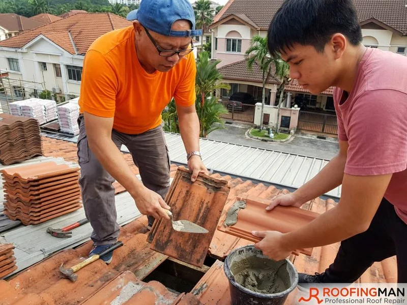 Roof Leak Repair Puchong work example 1