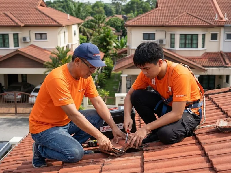 Roofing Man Puchong team at work