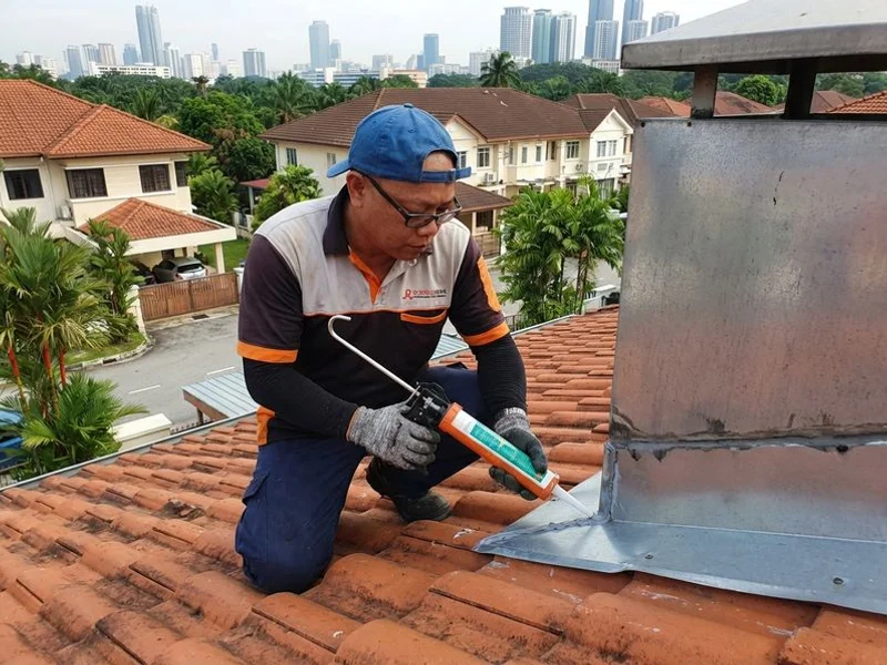 Roof Leak Repair Puchong work example 2